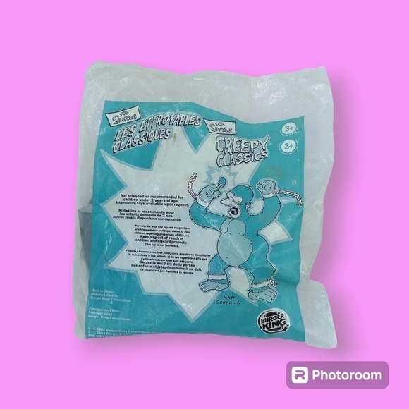 Vintage 2002 Burger King The Simpsons Kang Creepy Classic Kids Meal Toy - Picture 1 of 4